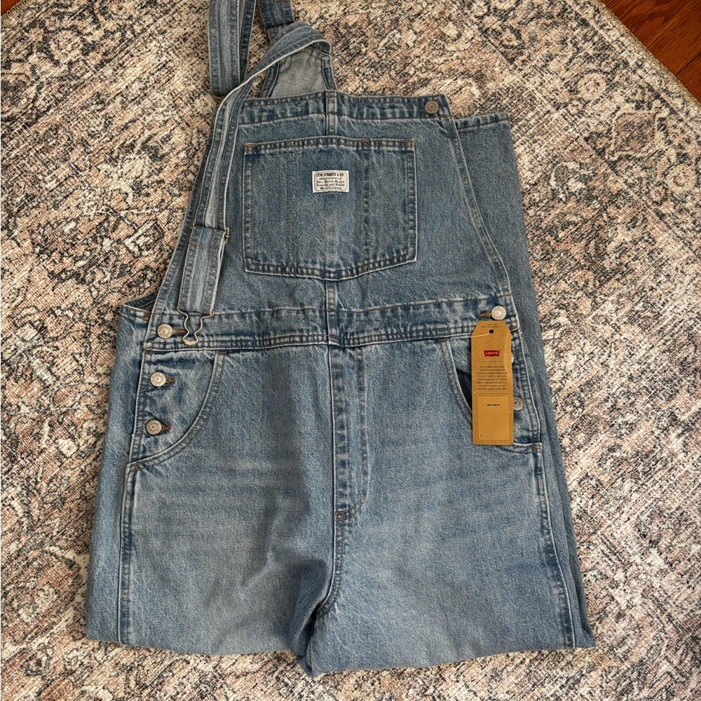 Levi's Light Blue Denim Overalls